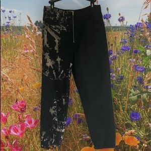 High Waisted Black Boyfriend Jeans.